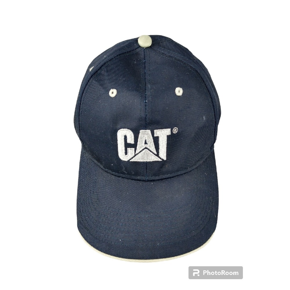 CAT Equipment Caterpillar‎ Navy Blue  Adjustable Buckle Hat